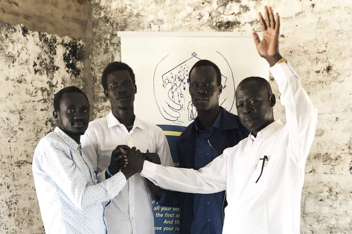 The MAF Peace and Reconciliation Team including Thomas Titus and Jaap de With travelled to Nasir in Upper Niles State in May to deliver a workshop to Youths from the Presbyterian Church.  The aircraft 5y-MAG landed at the closest airstrip to Nasir which is Mandeng. From Mandeng the team took a boat to reach Nasir via the river. After the workshop they flew out by UN helicopter. 

Please note aerial shots and airstrip pictures are of Mandeng not Nasir.