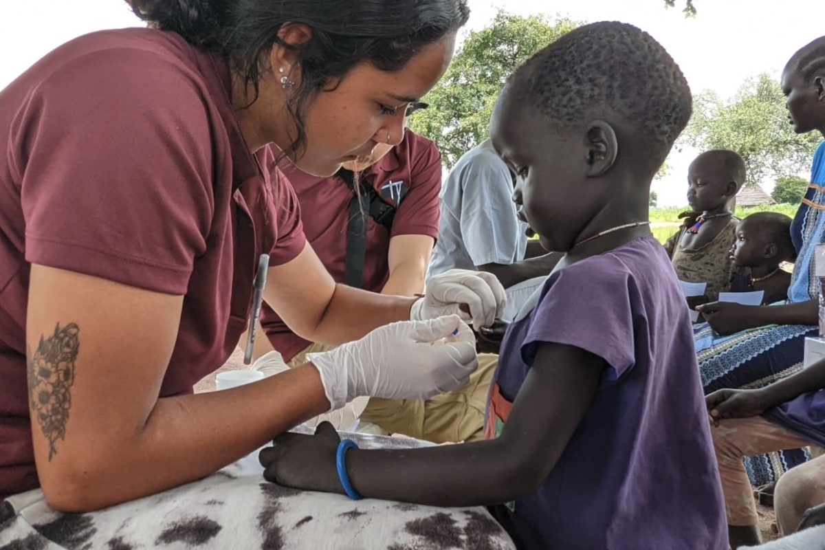 In August, a plane full of passengers including three generations of the Rittman family travelled from the United States to volunteer at Indeed and Truth’s hospital, church, and health outreach programme in Tonj. 

The flights carrying the team took place on the 1,10,12 August 

Activities included:
Medical outreaches to three villages
Visit to village being assisted by The IDAT Community Health Evangelists (CHEs) 
Food distribution
Helping to Sink a borehole - Tucker 
Giving blankets to babies 
Participating in a Youth Conference 
Coaching medical staff
Training chaplains.   

Legitimate interest statement: 
MAF has a legitimate interest in featuring the work of IDAT, a longstanding partner we fly frequently To Tonj. All photos were provided by the partner and missionaries who participated in the outreach. The photos don’t show activities that are sensitive or compromise the dignity of the people depicted and give a fair representation of the IDAT ministry which is highly valued by the community. Consent is in place for the member of the outreach team. Many of the photos are group shots of activities which are not sensitive and do not compromise the safety and security of the subjects. The outreach and hospital patients and training and conference participants were not asked to consent. The children and babies receiving would be considered vulnerable. IDAT maintains a presence on Social media and frequently publishes images of the people helped by their ministry – so it is likely that some of the people in the photos would have a good idea about their intended use. However, MAF has a much bigger reach with its channels. Please use the photos appropriately and with consideration to how they relate to the story.